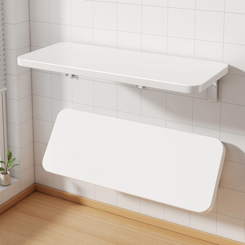 Wall Mounted Desk Fold - โต๊ะพับติดผนัง โต๊ะพับได้ ชั้นวางของติดผนังประหยัดพื้นที่ โต๊ะติดผนังลอยน้ําพร้อมที่เก็บของ โต๊ะแขวนสําหรับบ้าน