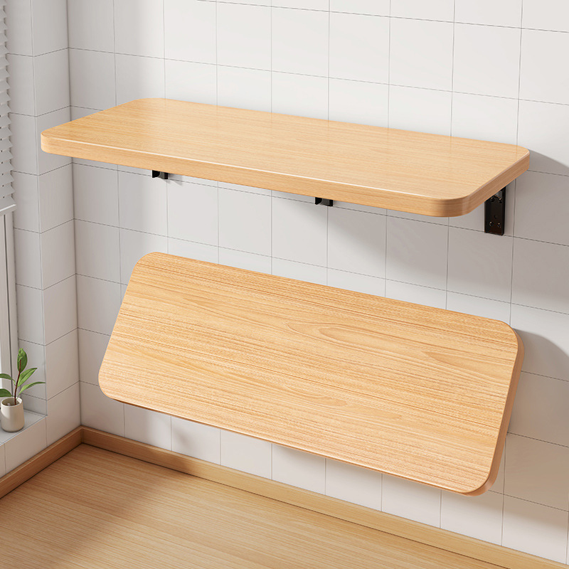 โต๊ะพับติดผนัง โต๊ะพับได้ ชั้น - Wall Mounted Desk Fold บทวิจารณ์และราคา