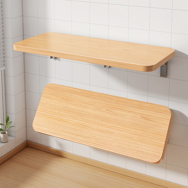 โต๊ะพับติดผนัง โต๊ะพับได้ ชั้น - Wall Mounted Desk Fold บทวิจารณ์และราคา