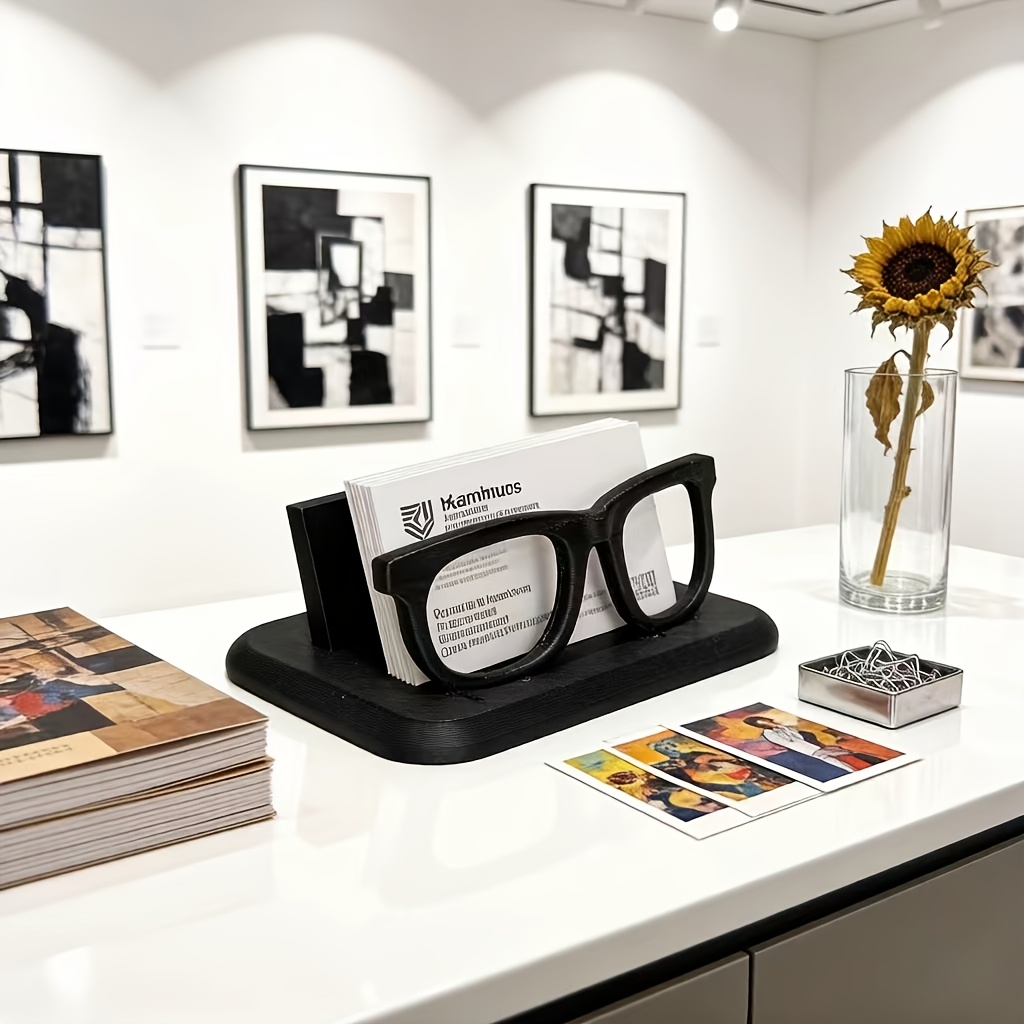 ที่ใส่บัตรธุรกิจรูปทรงแว่นตาสุ - Office Furniture Names บทวิจารณ์และราคา