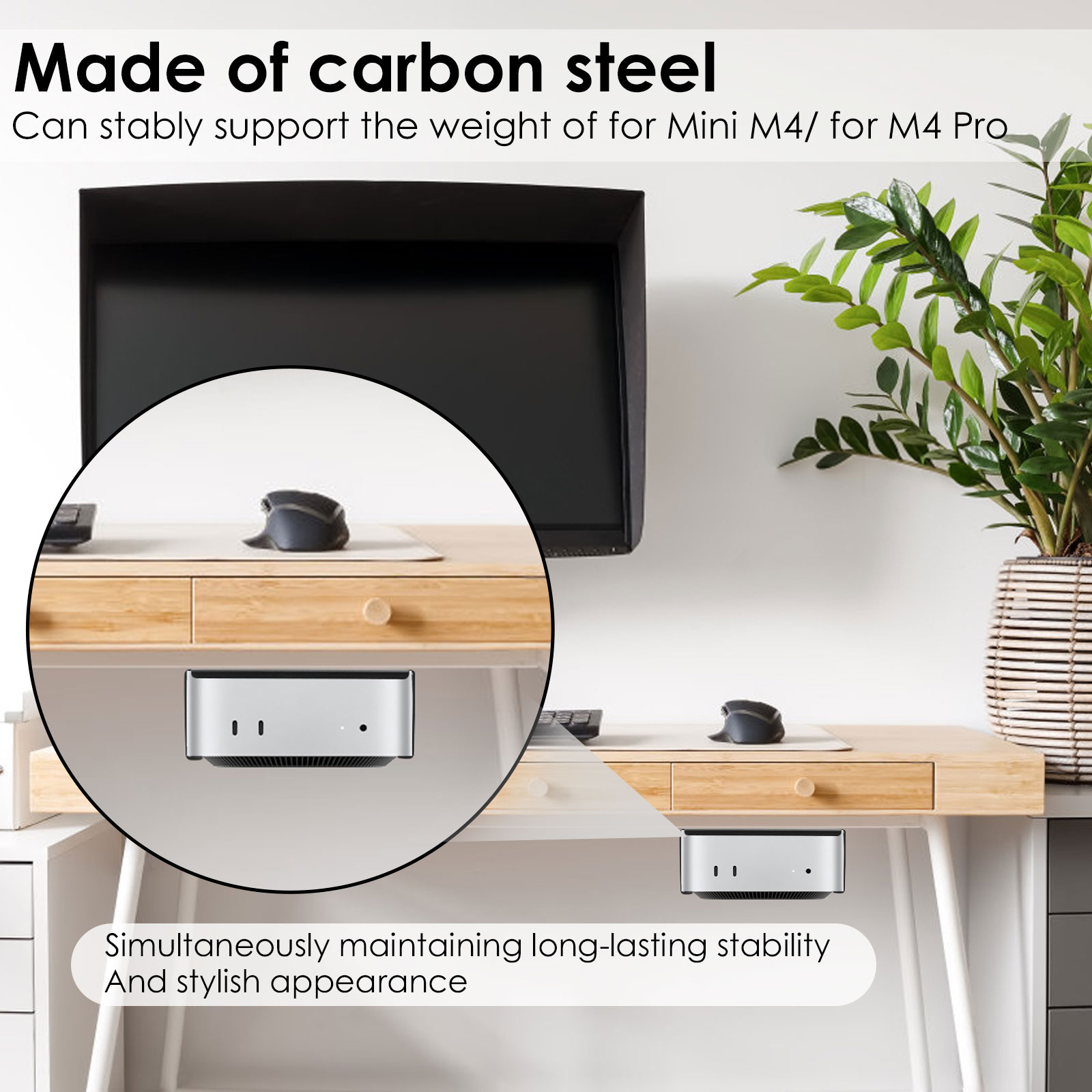 ที่วางจอภาพใต้โต๊ะ ทำจากเหล็กค - Wall Mounted Desk Fold บทวิจารณ์และราคา