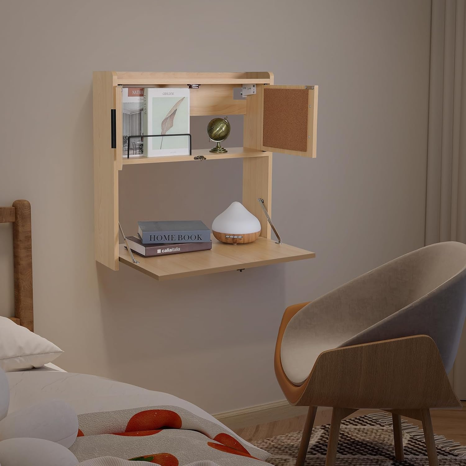 ARTETHYS โต๊ะติดผนังแบบพับได้พ - Wall Mounted Desk Fold บทวิจารณ์และราคา