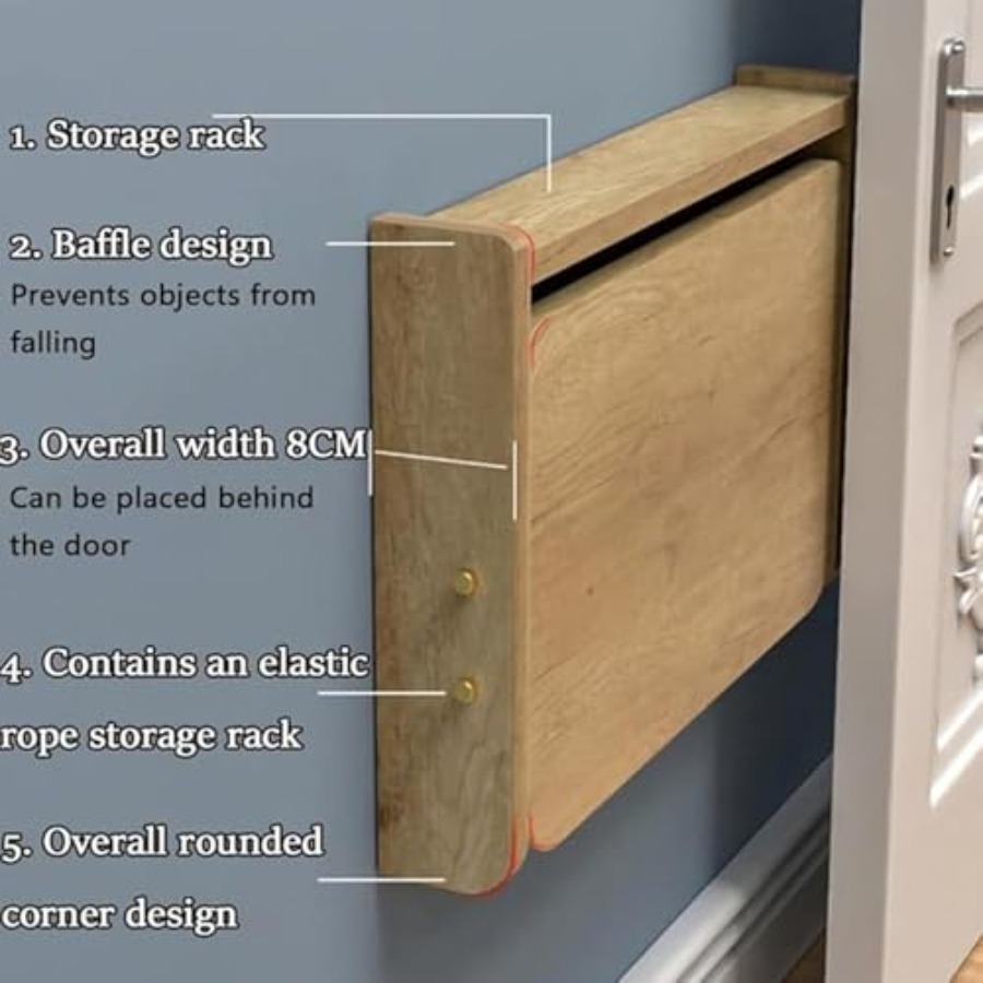 โต๊ะพับติดผนังขนาดเล็ก โต๊ะไม้ - Wall Mounted Desk Fold บทวิจารณ์และราคา