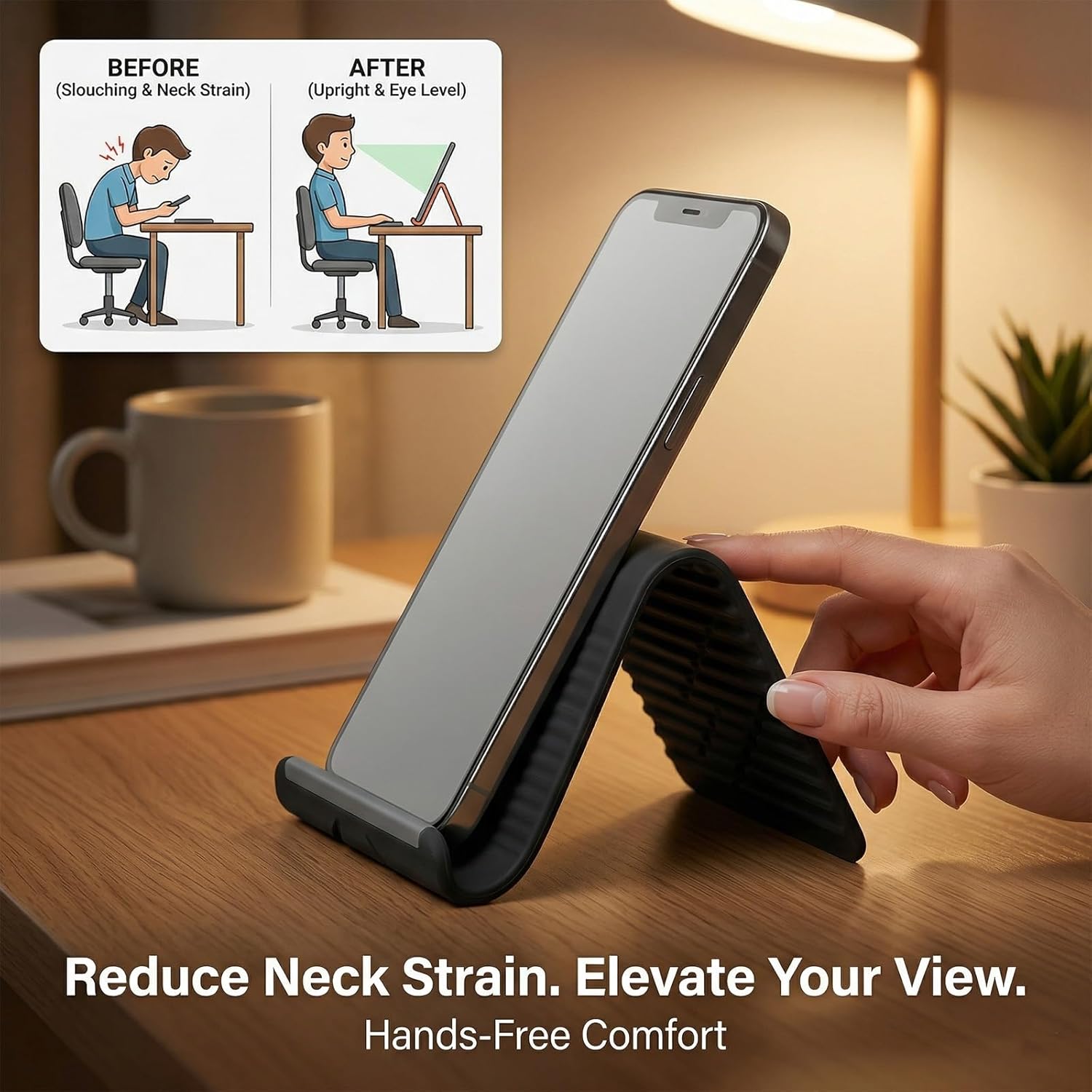 ที่วางโทรศัพท์ซิลิโคนแบบพับได้ - Office Furniture Table บทวิจารณ์และราคา