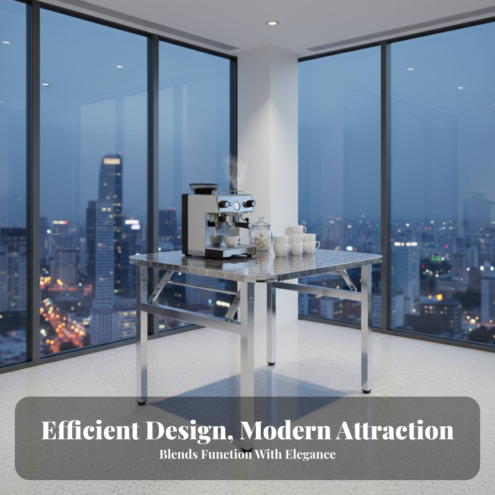 โต๊ะพับรูปสี่เหลี่ยมผืนผ้า ดีไ - Office Furniture Table บทวิจารณ์และราคา