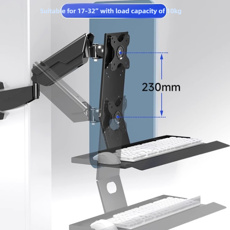 ขาตั้งจอภาพแบบหนัก รองรับน้ำหน - Wall Mounted Desk Fold บทวิจารณ์และราคา