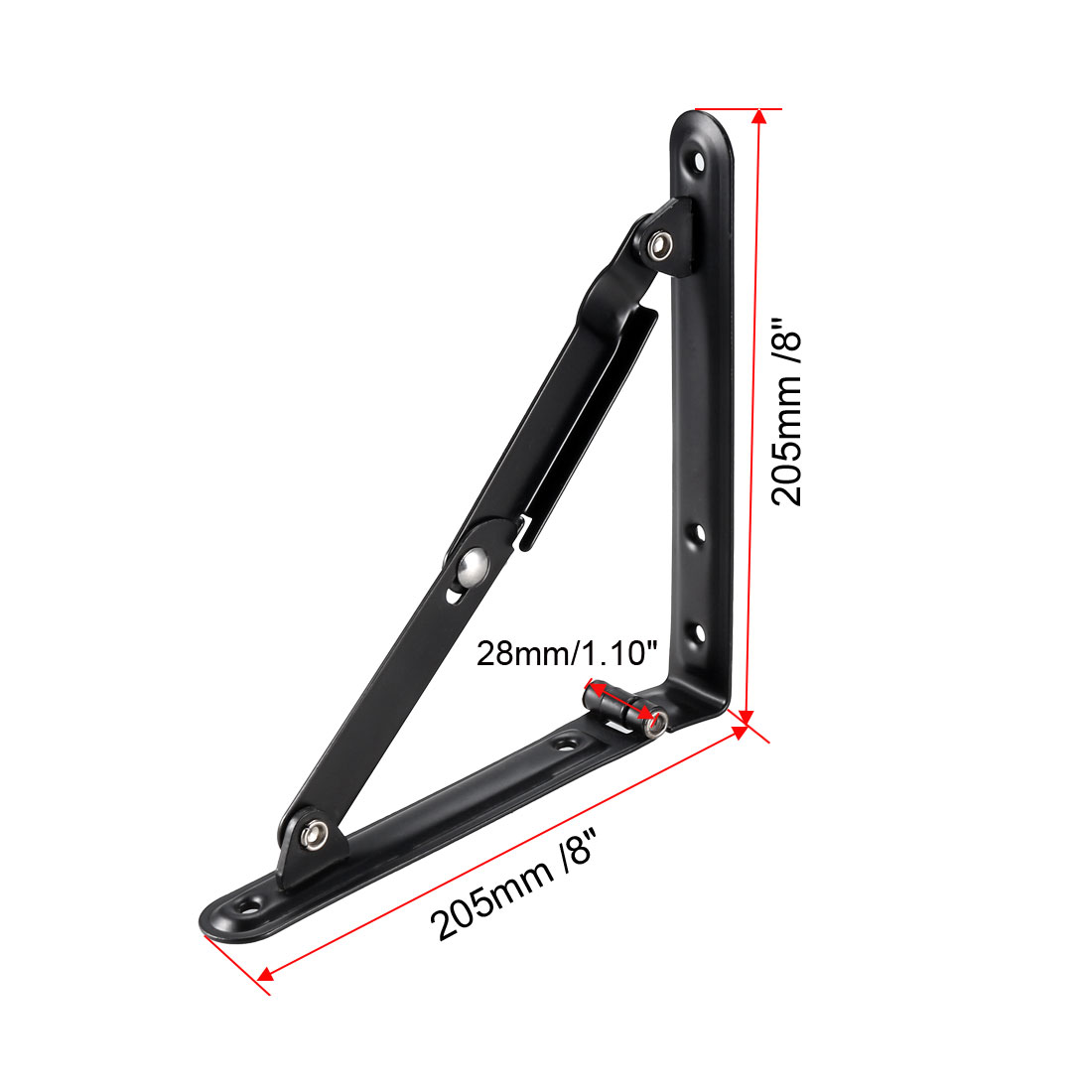 ขายึดพับได้ 1/2/3 ชิ้น ขนาด 6  - Wall Mounted Desk Fold บทวิจารณ์และราคา