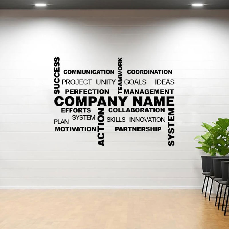 สติ๊กเกอร์ติดผนังชื่อธุรกิจแบบ - Office Furniture Names บทวิจารณ์และราคา