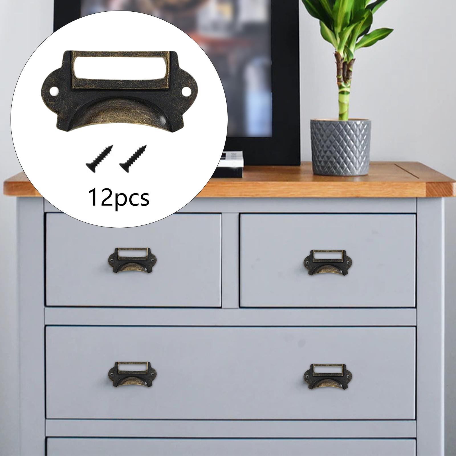 ที่จับลิ้นชักสไตล์เรโทร 12 ชิ้ - Office Furniture Names บทวิจารณ์และราคา