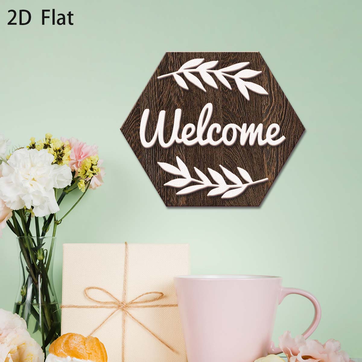 ป้ายไม้ต้อนรับสไตล์วินเทจ 1 ชิ - Office Furniture Names บทวิจารณ์และราคา